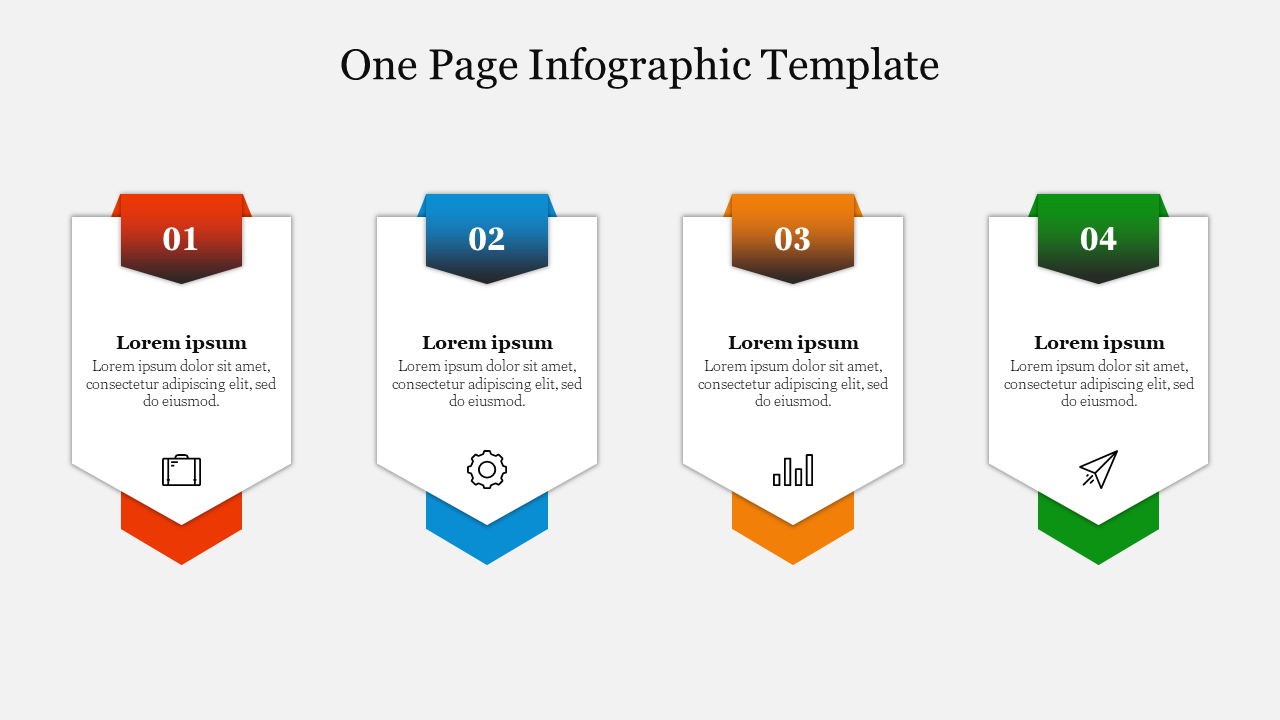 Best One Page Infographic Template Presentation Slide 